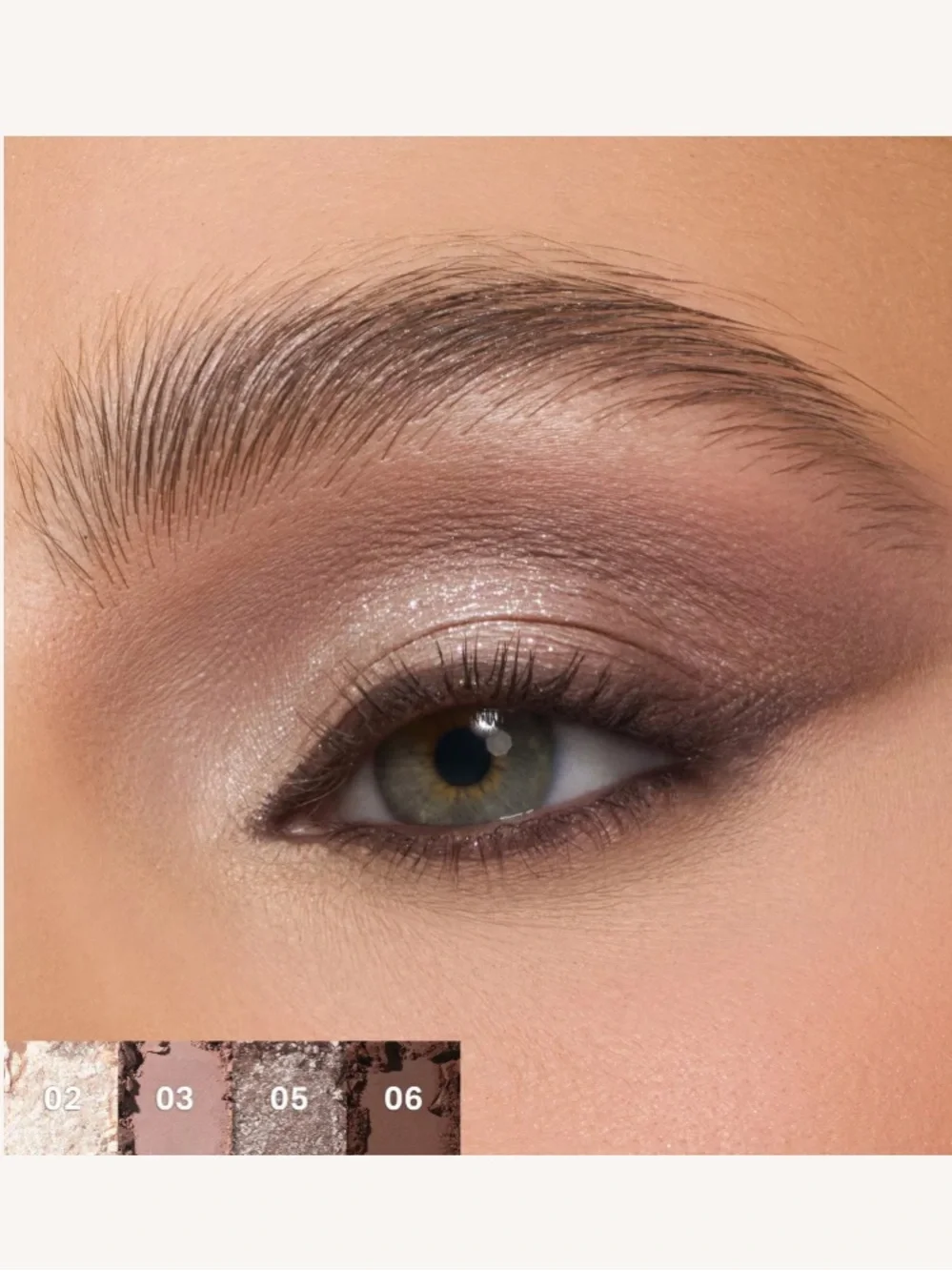 Morphe 6-Pan Eyeshadow Palette- Rich Glitch